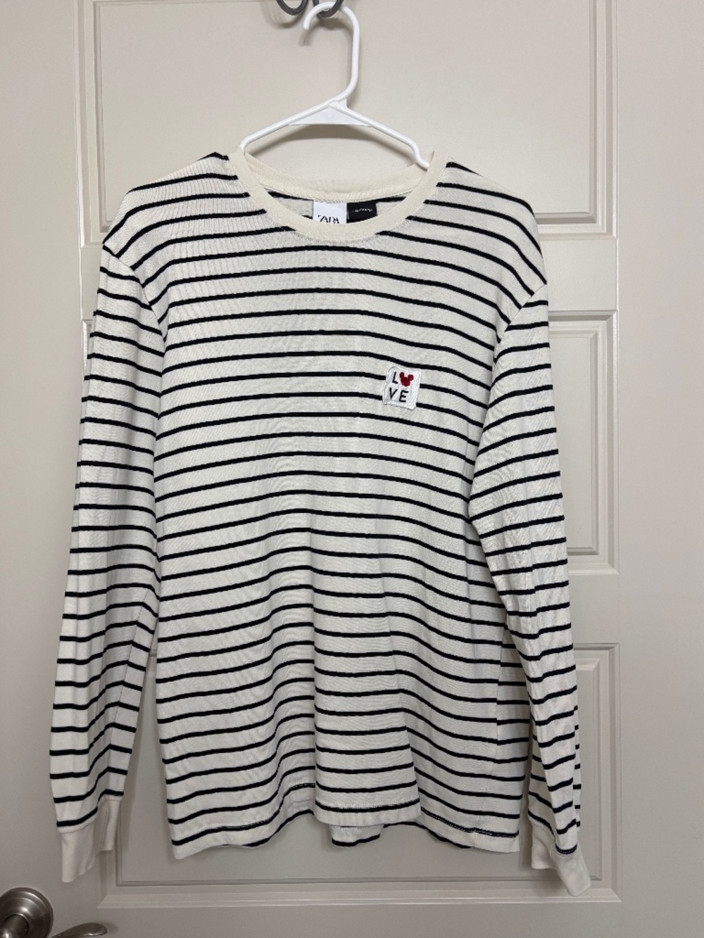 Zara Disney Black and White top